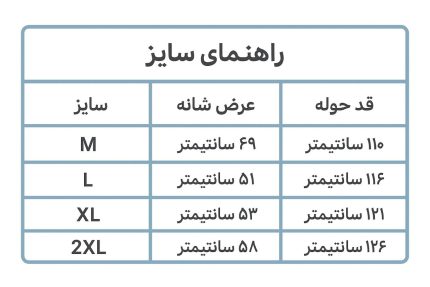 راهنمای انتخاب سایز حوله پالتویی